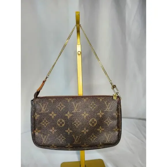 SOLD Louis Vuitton Monogram Pochette Accessoires Shoulder Bag VI0061 Y2K LV - Picture 1 of 14